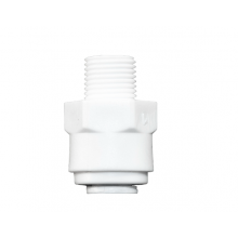 Фитинг прямой Natural РН 1/4" х трубка 1/4" фильтр для очистки воды Белый (АК-5909)
