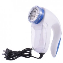 Машинка для удаления и стиржки катышков с одежды Lint Remover от сети 220В, с ручкой Белый с голубым (МС-1101)