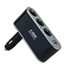 Разветвитель прикуривателя VR WF-0100 USB с регулируемой ножкой (to-WF-0100)