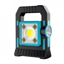 Портативный аккумуляторный фонарь с солнечной панелью и функцией Power Bank Work Light T18-1 Голубой (kt-T18-1) Портативный аккумуляторный фонарь с солнечной панелью и функцией Power Bank Work Light T18-1 Голубой (kt-T18-1)