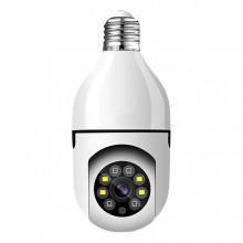 Панорамная IP камера видеонаблюдения в патрон Wi-Fi 2Мр (kt-5693) Панорамная IP камера видеонаблюдения в патрон Wi-Fi 2Мр (kt-5693)