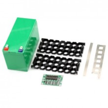 Корпус аккумулятора ИБП 12v , холдеры, BMS, для cборки в Li-ion Зеленый (kt-5960)