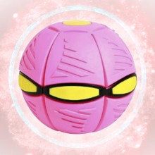 Летающий складной игровой мячик Flat Ball Disc мяч-трансформер для активных игр на природе и дома розовый (kt -6056) Летающий складной игровой мячик Flat Ball Disc мяч-трансформер для активных игр на природе и дома розовый (kt -6056)