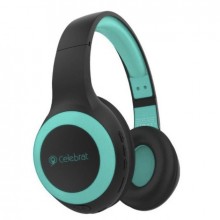 Беспроводные Bluetooth наушники с микрофоном Celebrat A23 Голубые с черным (kt-5849)