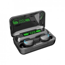 Беспроводные сенсорные Bluetooth наушники TWS BTH-F-5 2000мАч Черные (kt-5799) Беспроводные сенсорные Bluetooth наушники TWS BTH-F-5 2000мАч Черные (kt-5799)
