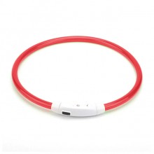 Светящийся LED ошейник для собак с USB зарядкой 35 см S Красный (kt-1101) Светящийся LED ошейник для собак с USB зарядкой 35 см S Красный (kt-1101)