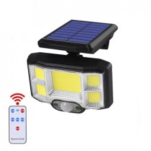 Уличный прожектор на солнечной батарее с пультом и датчиком движения Solar Wall Lamp JB-2168 (kt-JB-2168)  