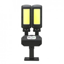 Фонарь на солнечной батарее с датчиком движения Solar sensor light SR-913B Черный (kt-SR-913B)