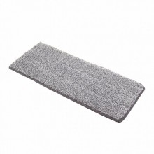 Запаска для швабры Easy Mop Насадка моп сменная для швабры лентяйки из микрофибры 32х12 см полотера прямоугольная 1 штука Серый (kt-5895)