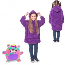 Детский худи толстовка с капюшоном Huggle Pets трансформер в игрушку One Size фиолетовый (kt-23926) Детский худи толстовка с капюшоном Huggle Pets трансформер в игрушку One Size фиолетовый (kt-23926)