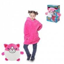 Детский худи толстовка с капюшоном Huggle Pets трансформер в игрушку One Size розовый (kt-23925) Детский худи толстовка с капюшоном Huggle Pets трансформер в игрушку One Size розовый (kt-23925)