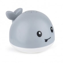 Игрушка для ванной в виде кита музыкальный светящийся фонтан серый (kt-6028) Игрушка для ванной в виде кита музыкальный светящийся фонтан серый (kt-6028)