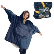 Плюшевая Толстовка худи оверсайз плед с капюшоном и рукавами huggle hoodie - blanket односторонняя One Size синий (GS - 555) Плюшевая Толстовка худи оверсайз плед с капюшоном и рукавами huggle hoodie - blanket односторонняя One Size синий (GS - 555)