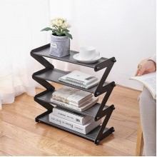 Стеллаж из 4 полок для хранения обуви Shoe Shelf Черная (kt-5918) Стеллаж из 4 полок для хранения обуви Shoe Shelf Черная (kt-5918)