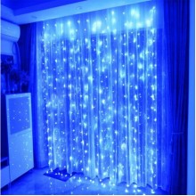 Гирлянда штора 100 LED 2,2*0,6 м RD-066 Синий (kt-RD-066) Гирлянда штора 100 LED 2,2*0,6 м RD-066 Синий (kt-RD-066)