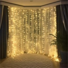 Гирлянда штора 100 LED 2,2*0,6 м RD-067 Теплый (kt-RD-067) Гирлянда штора 100 LED 2,2*0,6 м RD-067 Теплый (kt-RD-067)
