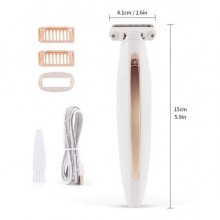 Женская портативная бритва со сменными насадками Elite Mashe Body EL-1184 White (kt-1184)