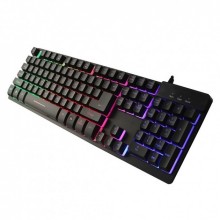 Профессиональная игровая клавиатура с подсветкой клавиш LANDSLIDES KR-6300 Black (kt-KR-6300)