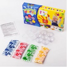 Пальчиковые краски "Мое первое творчество" 4 цвета Danko Toys (KT-PK-02-02) Пальчиковые краски "Мое первое творчество" 4 цвета Danko Toys (KT-PK-02-02)