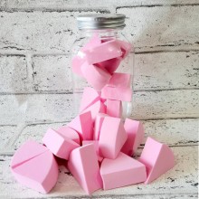 Набор треугольных спонжей для макияжа в банке 12 штук Pink (kt-5656) Набор треугольных спонжей для макияжа в банке 12 штук Pink (kt-5656)