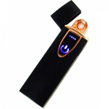 Электрическая USB зажигалка спиральная с сенсорной кнопкой включения и индикатором зарядки TK-017 Black (kt-TK-017) Электрическая USB зажигалка спиральная с сенсорной кнопкой включения и индикатором зарядки TK-017 Black (kt-TK-017)
