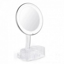 Зеркало с LED подсветкой круглое XH-086 26LED 90° 150 мм с органайзером (kt-XH-086)