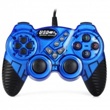 Джойстик PC проводной FHJ-906 USB Blue Синий для подключения к компьютеру (MV-25105) Джойстик PC проводной FHJ-906 USB Blue Синий для подключения к компьютеру (MV-25105)