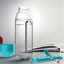 Спортивная бутылка для воды с таблетницей фитнес органайзер Pill Vitamin Water Bottle Blue (MV-444) Спортивная бутылка для воды с таблетницей фитнес органайзер Pill Vitamin Water Bottle Blue (MV-444)