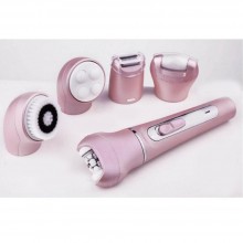 Многофункциональный женский аккумуляторный эпилятор массажер 5 в 1 Beauty Tools Kit (MV-70153) Многофункциональный женский аккумуляторный эпилятор массажер 5 в 1 Beauty Tools Kit (MV-70153)