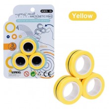 Магнитные вращающиеся кольца Cпиннер Stress Relief Magnetic Rings желтый (GS - 555) Магнитные вращающиеся кольца Cпиннер Stress Relief Magnetic Rings желтый (GS - 555)
