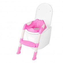 Детская накладка на унитаз с лесенкой и ручками Babyhood розовая (GS - 50205) Детская накладка на унитаз с лесенкой и ручками Babyhood розовая (GS - 50205)
