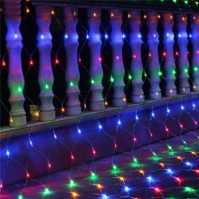Новогодняя светодиодная гирлянда мультицвет 240 LED сетка Водопад RGB мульти цвет 1х3 м (ol-1-51) Новогодняя светодиодная гирлянда мультицвет 240 LED сетка Водопад RGB мульти цвет 1х3 м (ol-1-51)