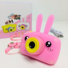 Цифровой детский фотоаппарат зайчик Atrix Tiktoker 2 3MP 1080p розовый (OL-2810) Цифровой детский фотоаппарат зайчик Atrix Tiktoker 2 3MP 1080p розовый (OL-2810)