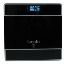 Весы напольные электронные Iscale 2017D 180кг точность 0,1кг с температурой Черный (Ol-7403)
