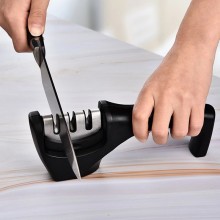 Точилка роликовая для всех видов кухонных ножей двухуровневая заточка Knife Sharpener XR-1618 (OL-2484-4)