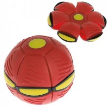 Летающий игровой мяч-трансформер Flat Ball Disc складной для активных игр Красный (GS -555) Летающий игровой мяч-трансформер Flat Ball Disc складной для активных игр Красный (GS -555)