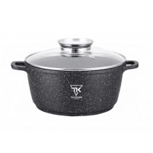 Кастрюля мраморная Top Kitchen диаметр 28 см Антипригарное покрытие 5,7л (AL-00053) Кастрюля мраморная Top Kitchen диаметр 28 см Антипригарное покрытие 5,7л (AL-00053)