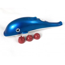 Массажер для шеи ног рук и тела Small Dolphin Mini НК 668 Универсальный электрический вибромассажер 3 насадки голубой (ol-666) Массажер для шеи ног рук и тела Small Dolphin Mini НК 668 Универсальный электрический вибромассажер 3 насадки голубой (ol-666)