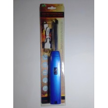 Универсальная электронная USB зажигалка кухонная с зарядкой MD 06K8 068 для газовой плиты синяя (GS - 19068)
