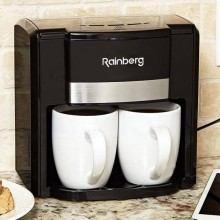 Капельная кофеварка Rainberg RB-613 (0,3 л, 500 Вт) с двумя керамическими чашками (ul-8999) Капельная кофеварка Rainberg RB-613 (0,3 л, 500 Вт) с двумя керамическими чашками (ul-8999)