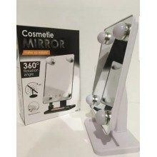 Компактное зеркало с подсветкой для макияжа MCH Cosmetie Mirror 360 Rotation Angel с LED подсветкой для дома Белое (ul-8999)