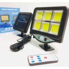 Фонарь подвесной уличныйSolar ligh BL BK-128-6COB на солнечной батарее с датчиком движения Черный (ul-8999)