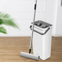Швабра с ведром с автоматическим отжимом на 8 литров Easy Mop MD-01 комплект для уборки Белый (OG-15011) Швабра с ведром с автоматическим отжимом на 8 литров Easy Mop MD-01 комплект для уборки Белый (OG-15011)