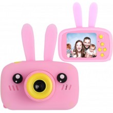 Цифровой детский фотоаппарат Smart kids 010 Rabbit c силиконовым чехлом Розовый (OL-1777) Цифровой детский фотоаппарат Smart kids 010 Rabbit c силиконовым чехлом Розовый (OL-1777)