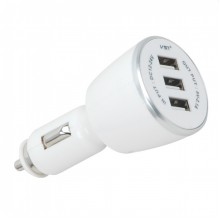 Автомобильная USB зарядка от прикуривателя 12V VST-707 на 3 USB (OL-00000007963)