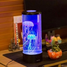 Лампа ночник LED Jellyfish Mood Lamp со светодиодными медузами лампа медуза 3д ночник (AL-276451) Лампа ночник LED Jellyfish Mood Lamp со светодиодными медузами лампа медуза 3д ночник (AL-276451)
