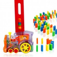 Поезд домино DOMINO Happy Truck sciries цветной Паровозик строящий дорогу из домино 100 деталей (ОL-74080533) Поезд домино DOMINO Happy Truck sciries цветной Паровозик строящий дорогу из домино 100 деталей (ОL-74080533)