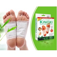 Пластир для детоксикації Kinoki Cleansing Detox Foot Pads Очищуючий лейкопластир Білий (zx-0220)