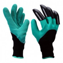 Садові рукавички-граблі з кігтямі Garden Genie Gloves Зелений (zx-4505) Садові рукавички-граблі з кігтямі Garden Genie Gloves Зелений (zx-4505)