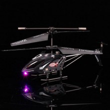 Вертолет на радиоуправлении Model King с подсветкой Черный (AL-294765) Вертолет на радиоуправлении Model King с подсветкой Черный (AL-294765)